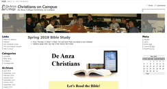 Desktop Screenshot of deanzachristians.org