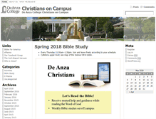 Tablet Screenshot of deanzachristians.org